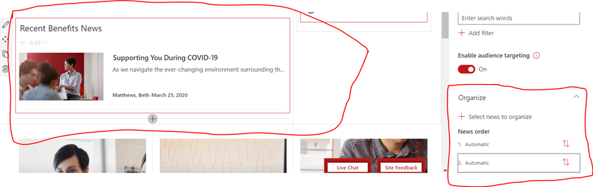Audience Targeting for News post few in & outs